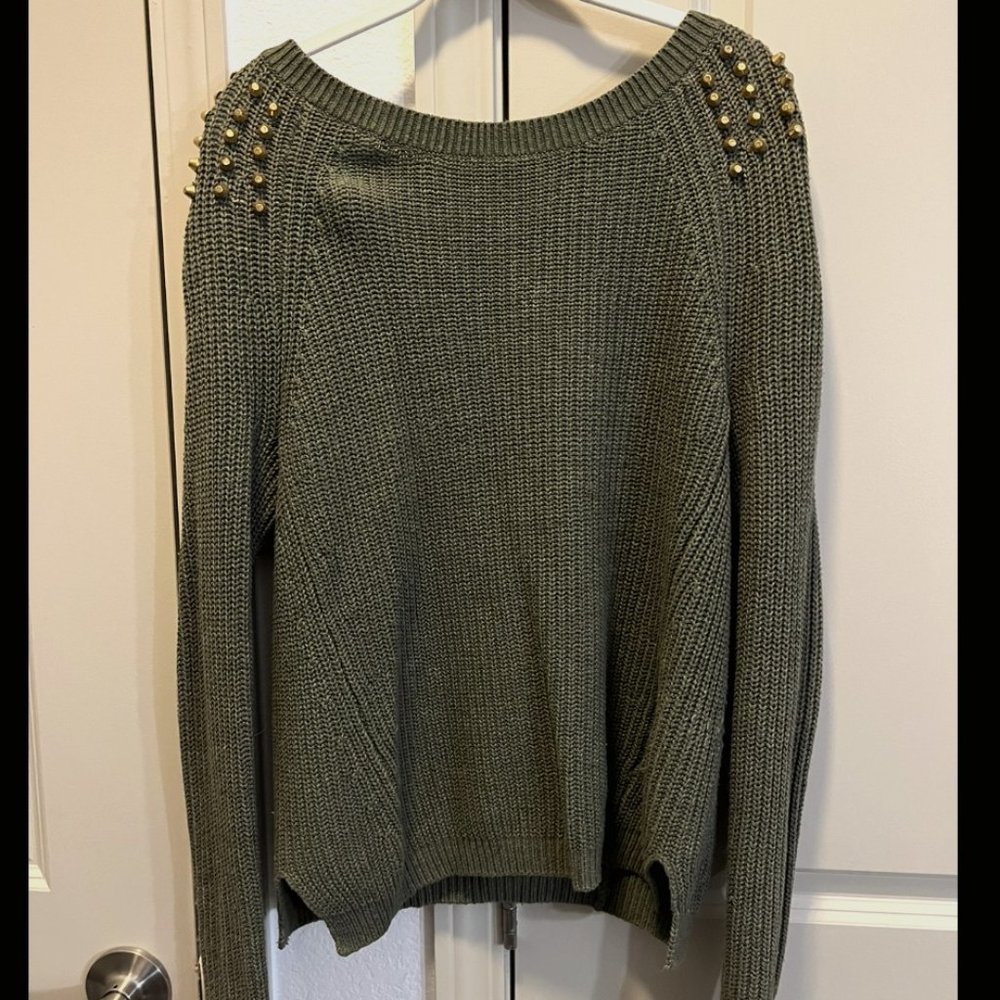 Express Studded Knit Sweater